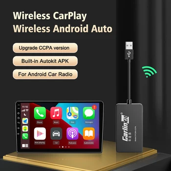 Carlinkit 유선 및 무선면 상자의 무선 안드로이드 자동 Dongle 에 대한 컴퓨 iOS10 안드로이드 화면 라디오 AutoKit 자동차 재생