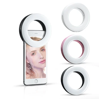 LED Selfie 반지 빛 Novelty 메이크업이 조명 Led Selfie 램프 휴대 전화 사진 밤 빛 충전 램프 Selfie 링