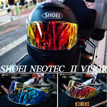 Neotec2CNS-3 얼굴 전체 헬멧 바이저 렌즈의 경우 팰리 Neotec II Photochromic 반대로 안개는 까만은 무지개 레드바이저