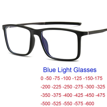 남자 근시 푸른 빛이 잔 필터를 컴퓨터 눈을 남편의 처방전견을 안경을 수면 더 나은 비전-1