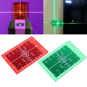 수직/수평 레이저 대상 카드를 격판덮개를 위한 빨강/녹색 선 빔 레이저 자기 장의 조금씩 움직입니다/cm 벨링 전원 도구
