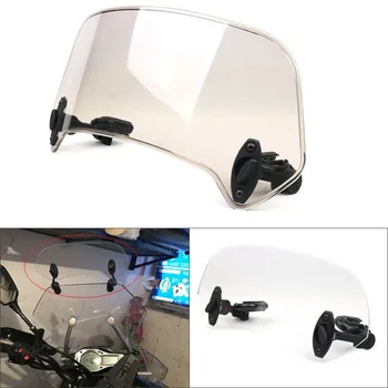 오토바이를 조정가능한 바람막이 유리 Extension 스포일러는 바람막기 전향장치에 대한 모토 구치 MV AGUSTA Bajaj CFMOTO 아우디 SYM