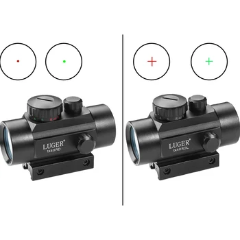 전술 Red Dot 시 11/20mm Multiplier 소총 광경은 광학 시 1X40RD 돋보기를 위한 빠른 설치의 측면 도는 눈