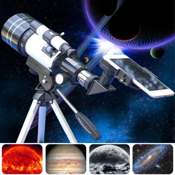 천체 망원경 단안 초급 HD 높은 전력 Night Vision 깊은 공간보기 망원경에 대한 달 태양 스타 천문